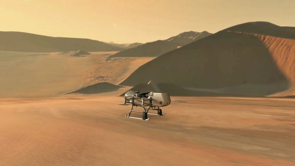 Октокоптер Dragonfly отправится изучать Титан