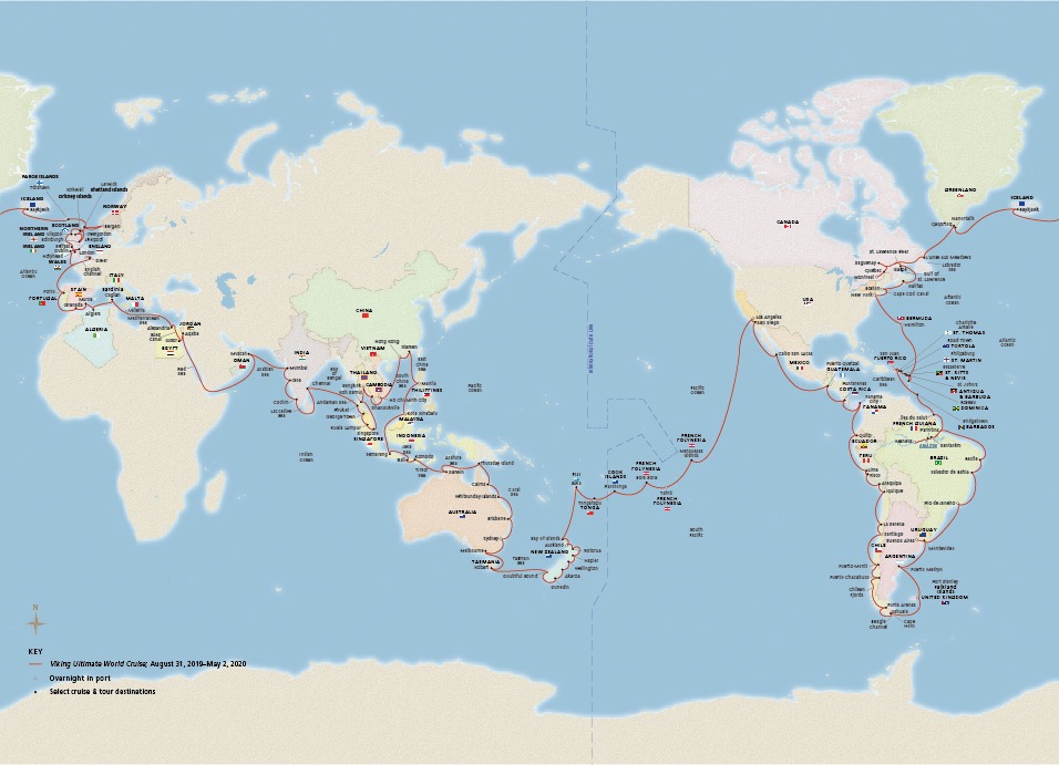 Ultimate World Cruise: самый продолжительный кругосветный круиз в мире