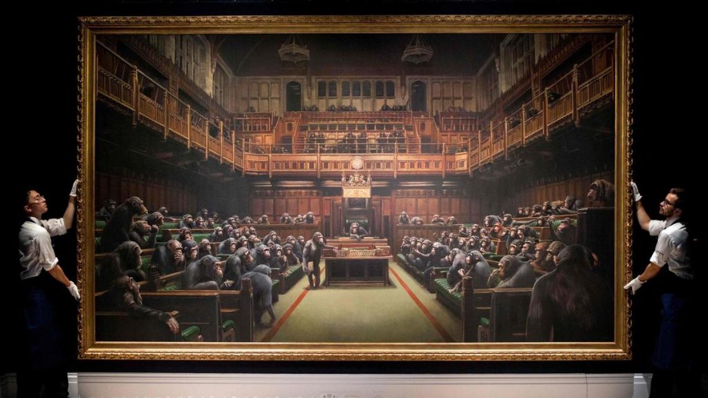 «Devolved Parliament»: самая дорогая картина Бэнкси продана за $12,2 млн