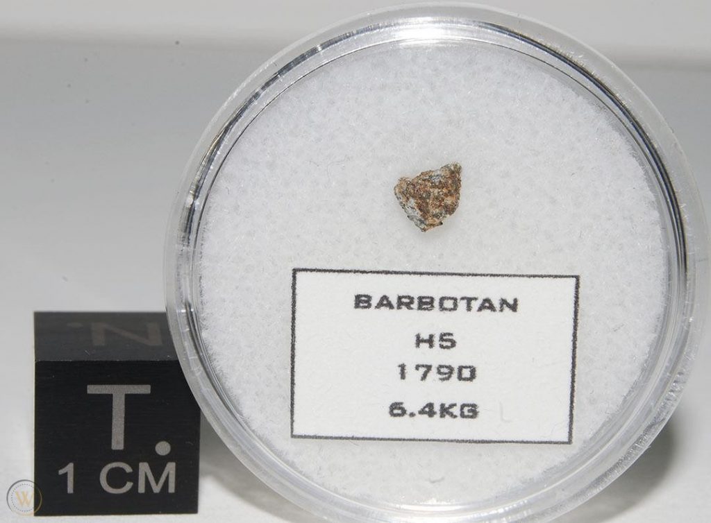 Barbotan – первый официально задокументированный метеорит