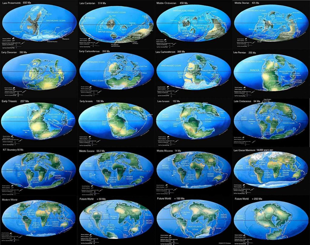 Палеонтолог Иэн Вебстер и его 3D-карта геологической истории Земли