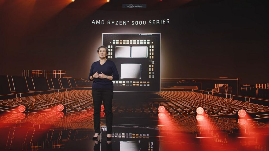 AMD анонсировала настольные процессоры AMD Ryzen 5000