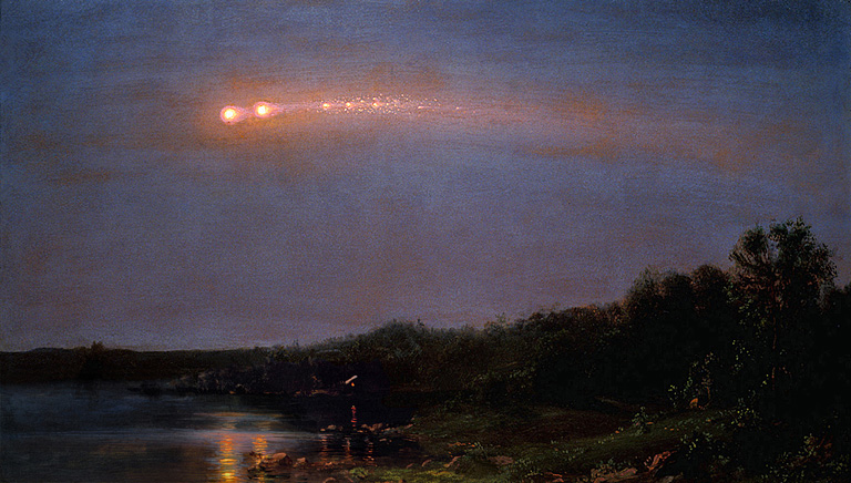 Астрономы заметили редкий коснувшийся метеор