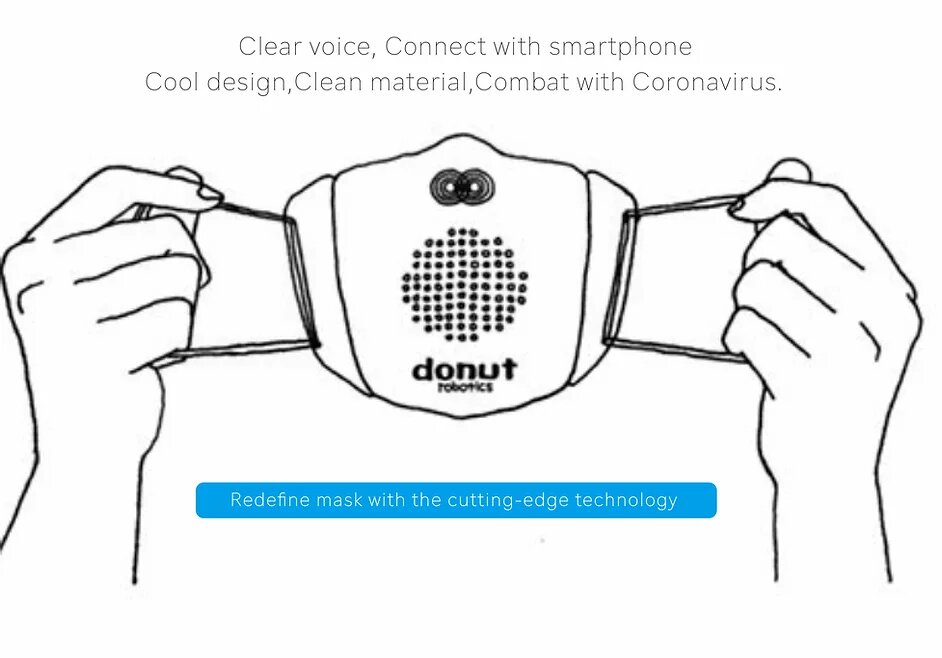 C-Face: умная маска от стартапа Donut Robotics
