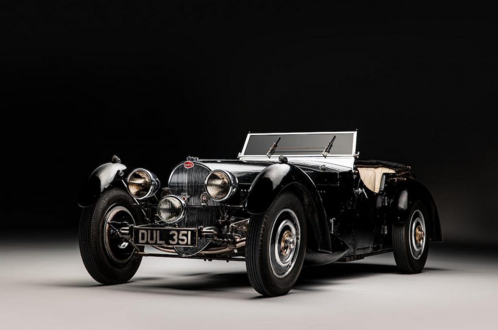В Стаффордшире обнаружили уникальный Bugatti Type 57 S 1937 года