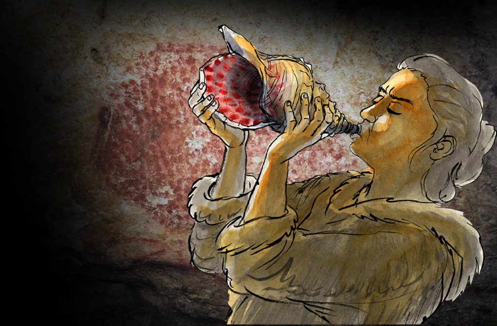 Морская раковина пещеры Марсулас – древнейший духовой инструмент