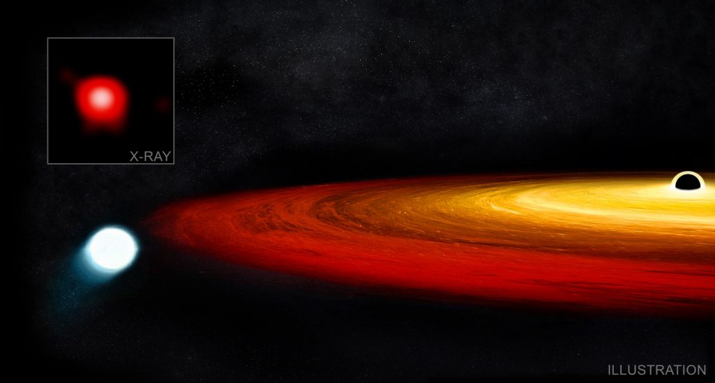 Астрономы обнаружили звезду, пережившую встречу с чёрной дырой