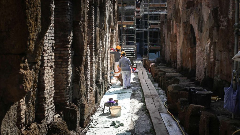 Колизей впервые открыл свои подземелья для широкой публики