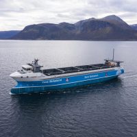 Birkeland: в Норвегии состоялся первый рейс автономного электрического контейнеровоза