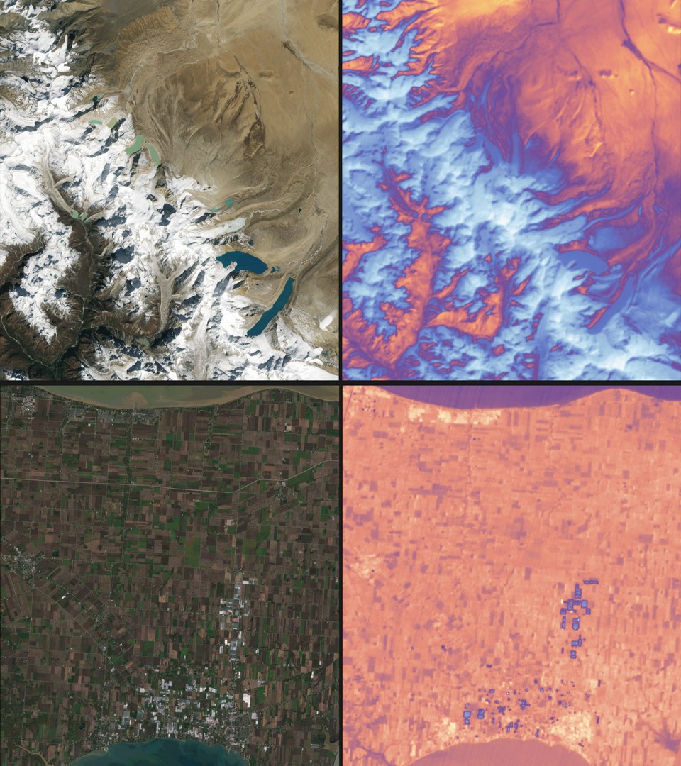 Landsat 9: первые снимки Земли с нового спутника