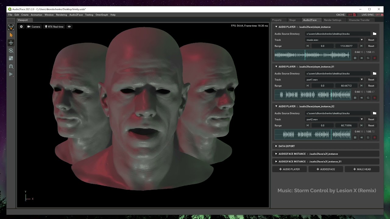 Audio2Face: технология создания лицевых анимаций на базе ИИ