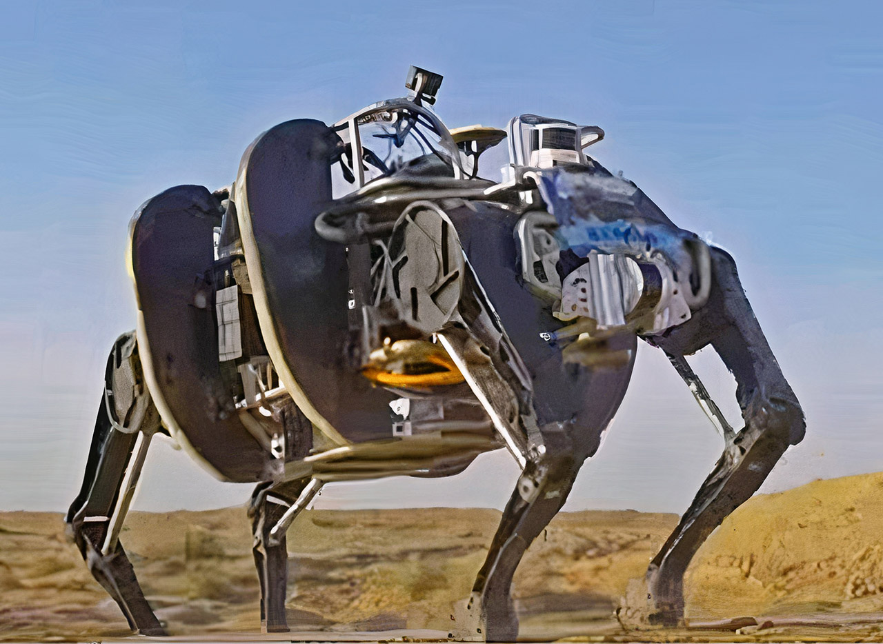 Робот-як: в Китае разработали самого большого четвероногого робота в мире