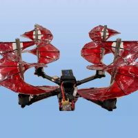 Crimson Spin: дрон с «воздушными винтами» Леонардо да Винчи