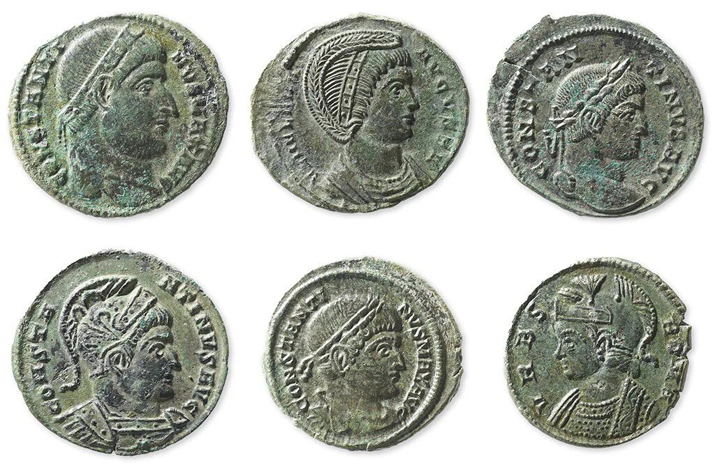 В Швейцарии обнаружен клад с римскими монетами времён Константина Великого
