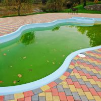 Как очистить зелёный бассейн