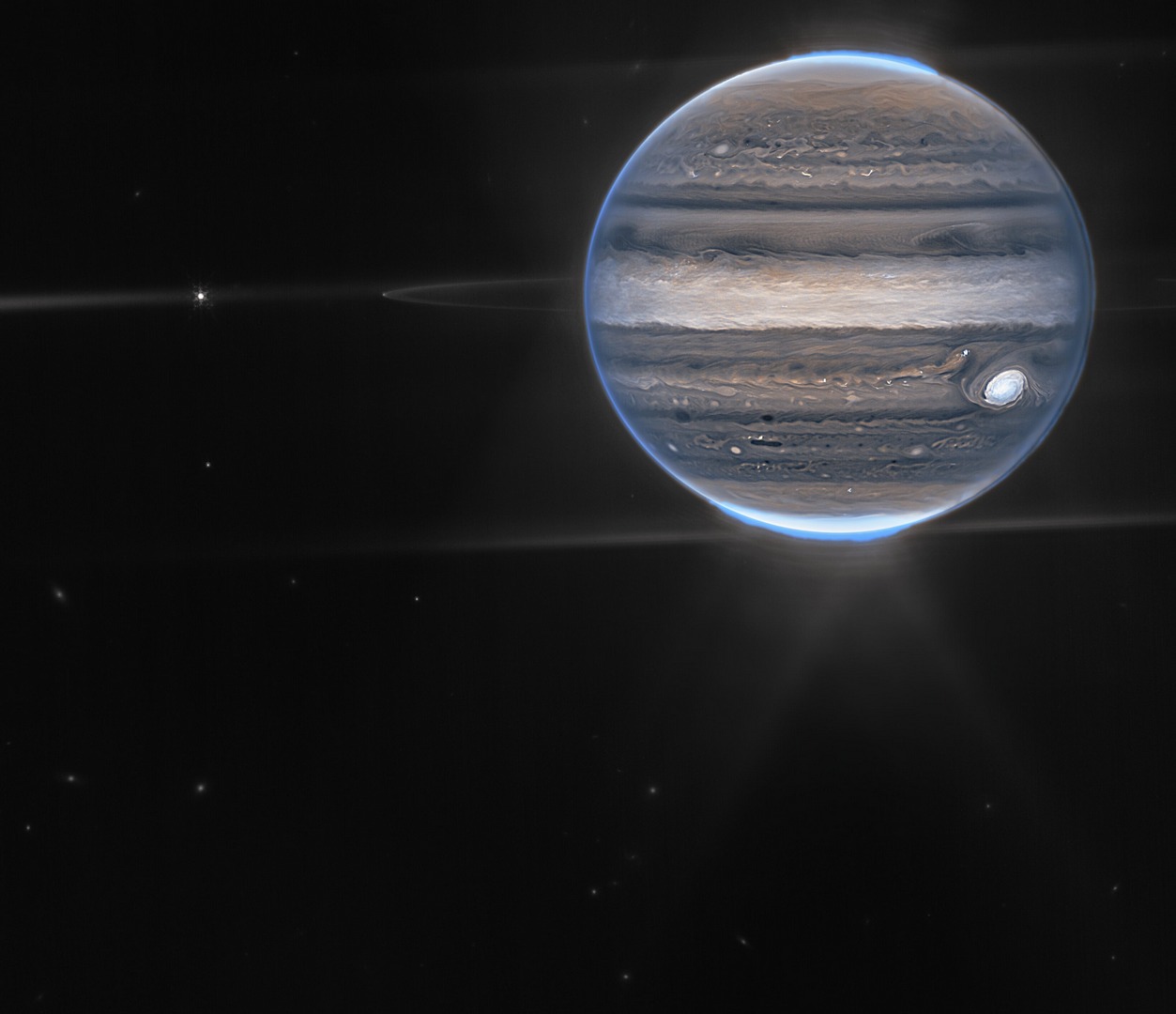 Новые снимки Юпитера с обсверватории James Webb