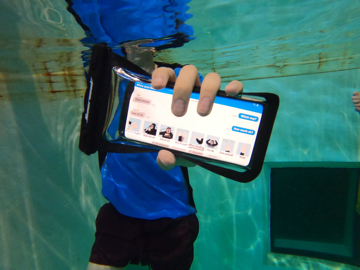 AquaApp: приложение для коммуникации под водой