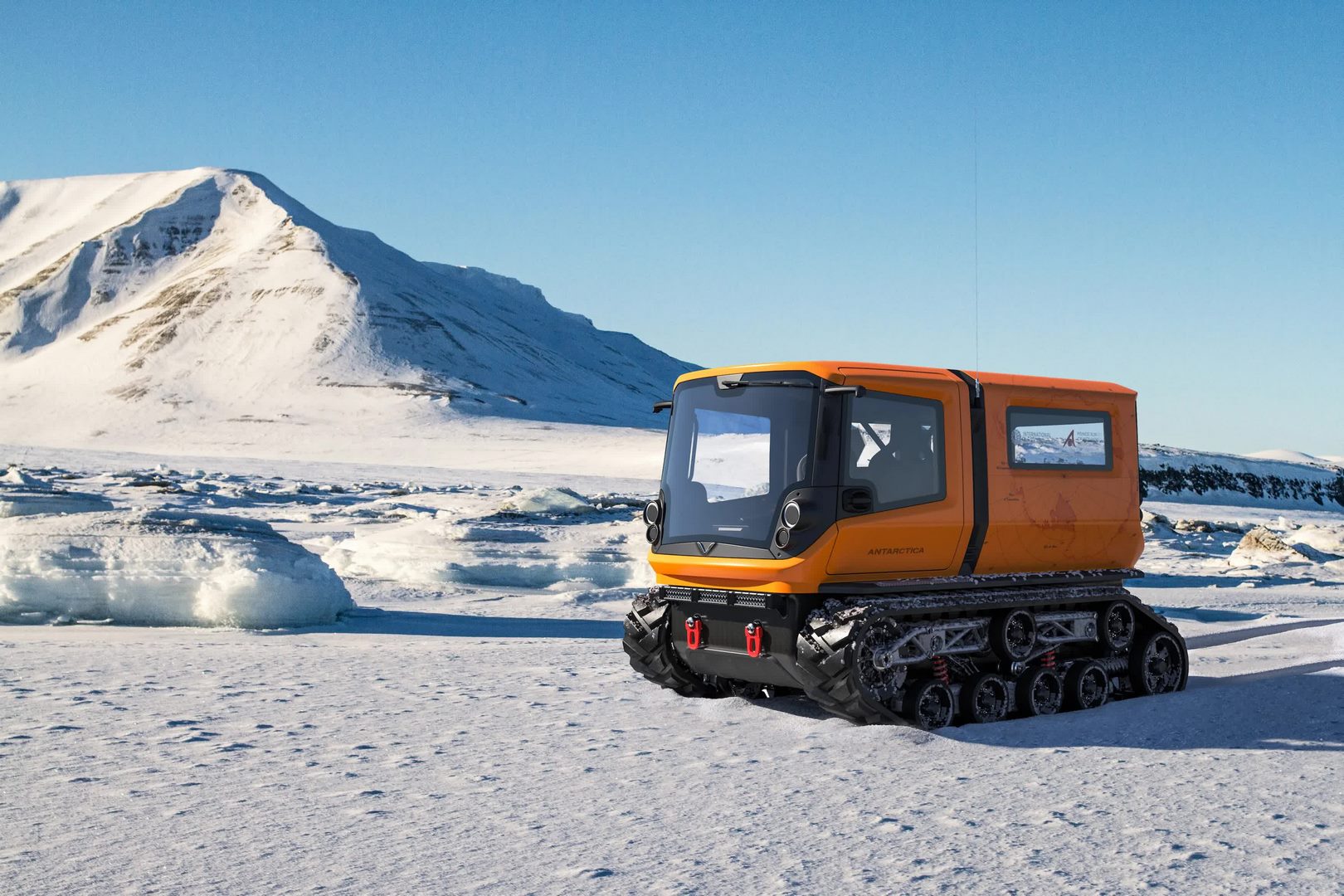 Venturi Antarctica: полярный электрический вездеход