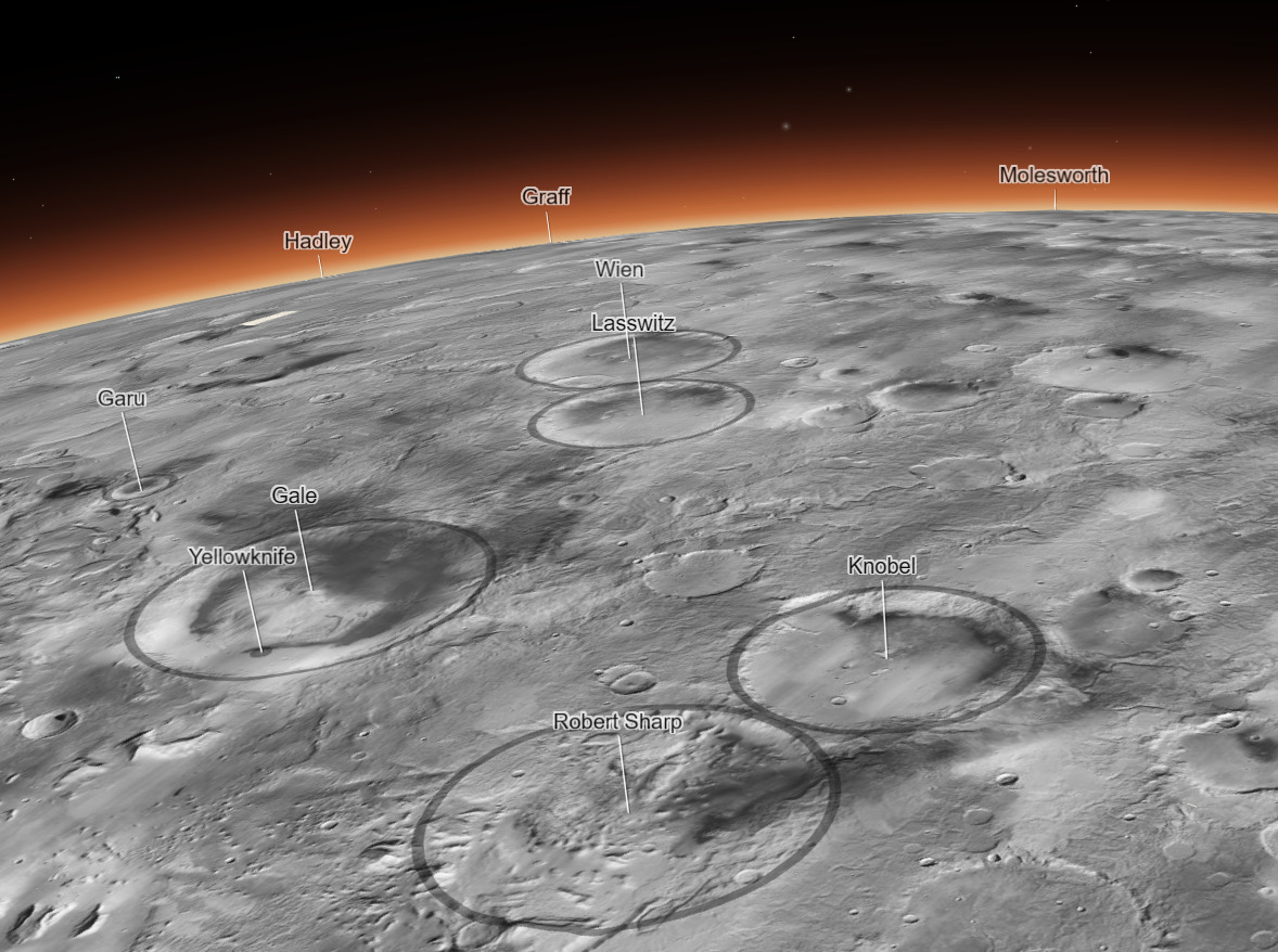 NASA опубликовало самую точную глобальную карту Марса