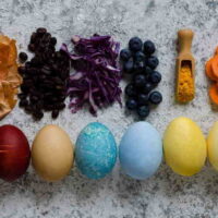 Как покрасить яйца при помощи натуральных красителей