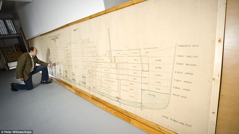 Огромный план Титаника продали за £195 000