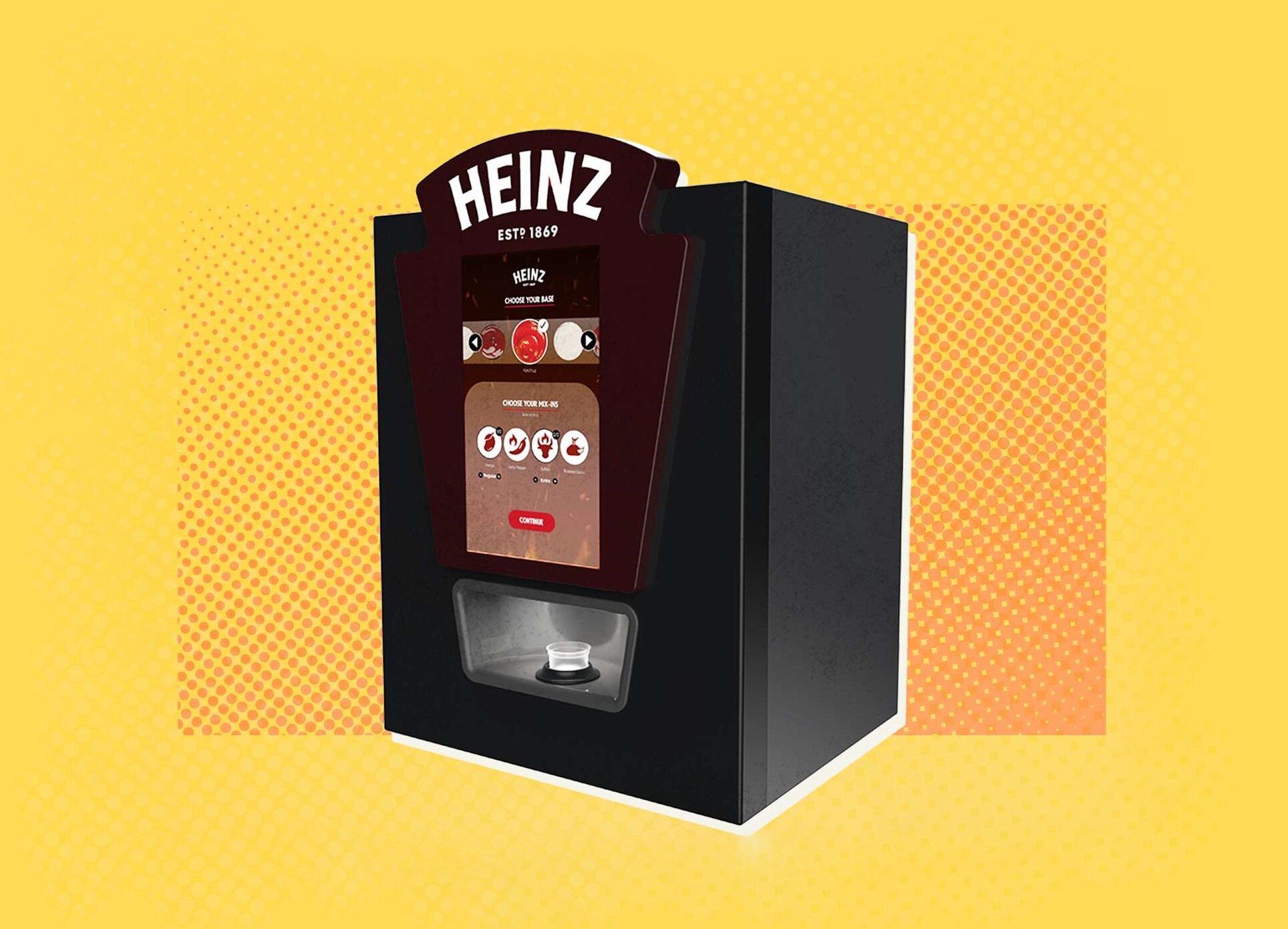 Heinz Remix: автомат для персонализации соусов