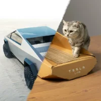 Tesla Life: Tesla выпустила кошачью лежанку в стиле Cybertruck