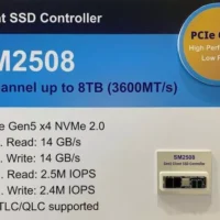 Новый контроллер SSD от Silicon Motion с TDP всего 3.5 Вт