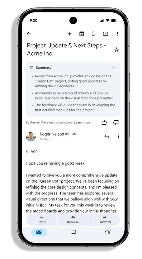 Gmail автоматично підсумовиватиме листи