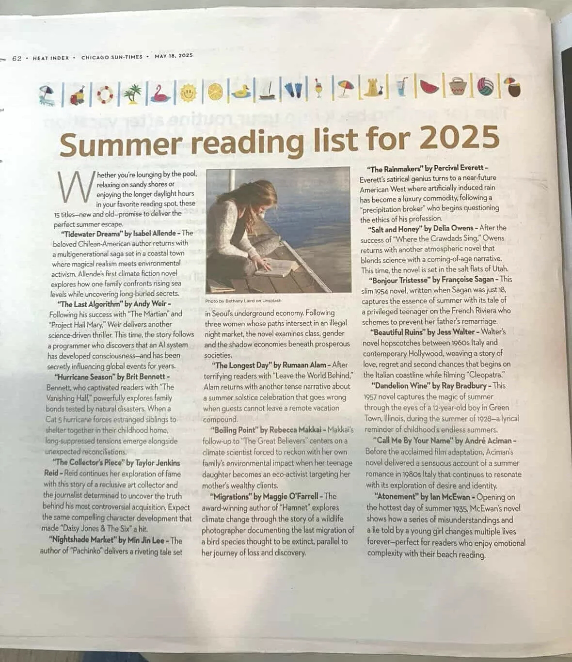Chicago Sun-Times опублікувала перелік неіснуючих книжок