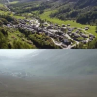 Льодовик майже повністю знищив село Блаттен